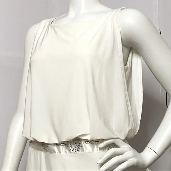 Ivory Bejewelled Jessica / Sears Midi Dress - Picture 6 of 12